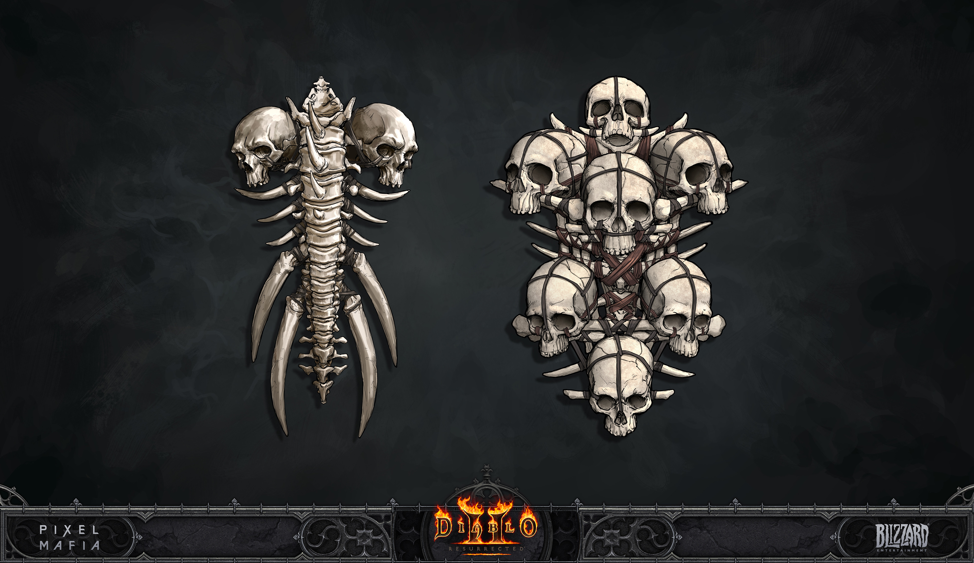 Modelos Y Arte Conceptual De Armas De Diablo II Resurrected Por Pixel