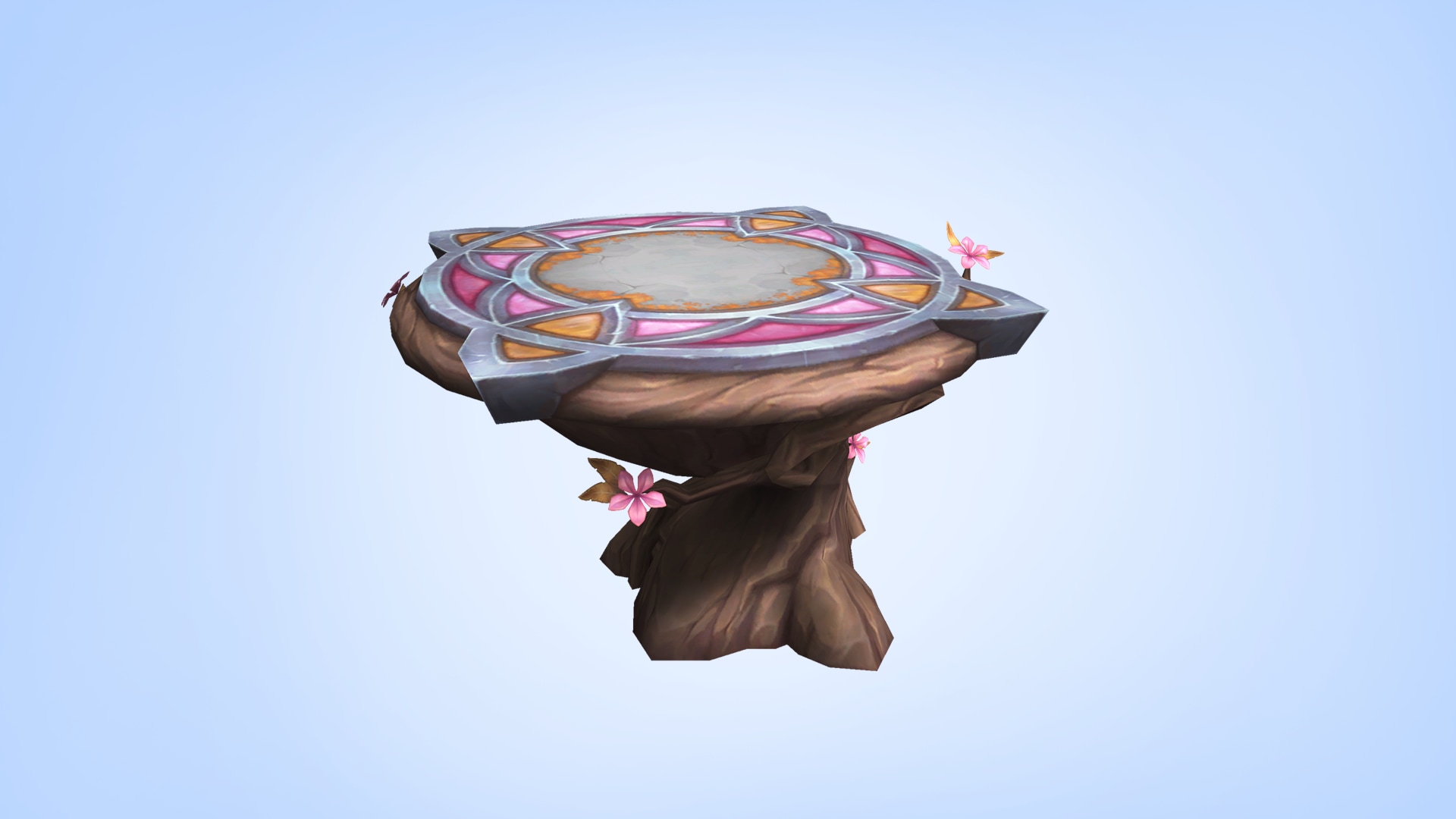 Mesa de flor primaveral