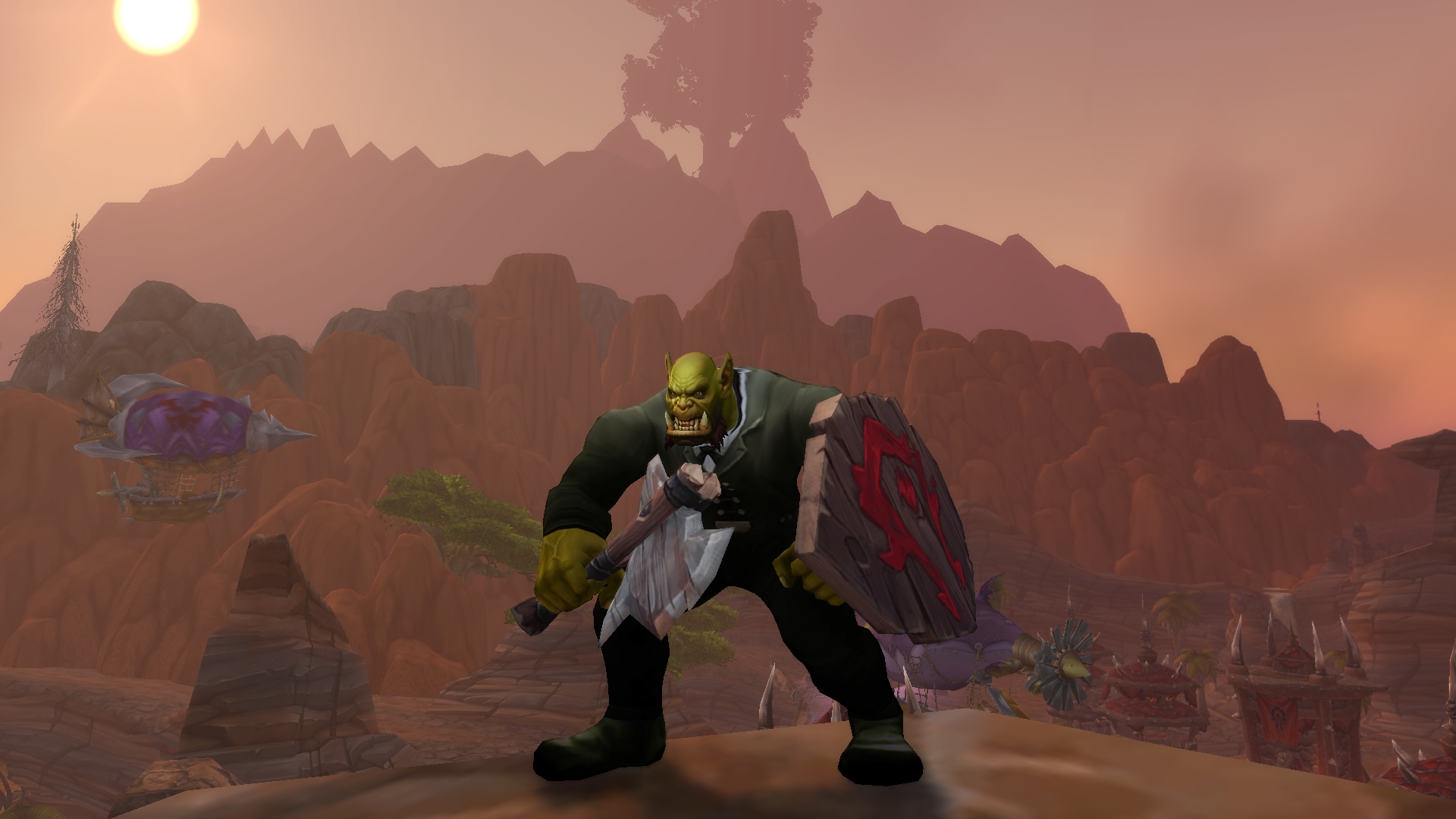 Conjunto de armas de guardia de Orgrimmar para niños