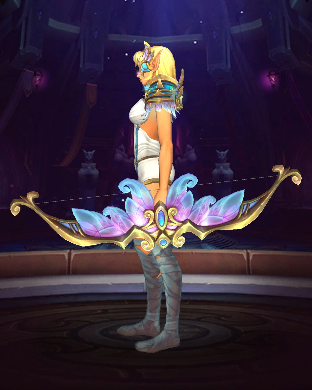 Arco largo de mariposa primaveral