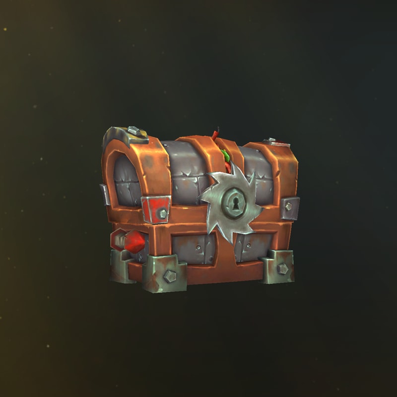 una arqueta de metal con una hoja de sierra alrededor de la cerradura