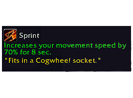 Sprint (gema de ranura de engranaje)