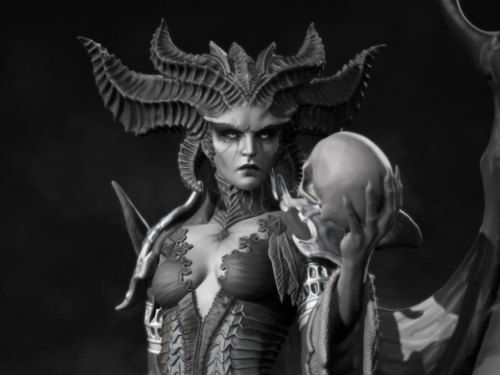 Impresionante figura de Lilith realizada por NomNom Figures