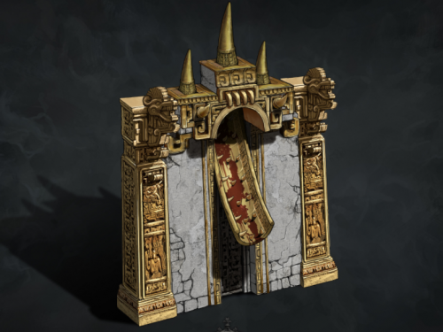 Modelos y Arte conceptual de entornos de Diablo II Resurrected por Pixel Magia