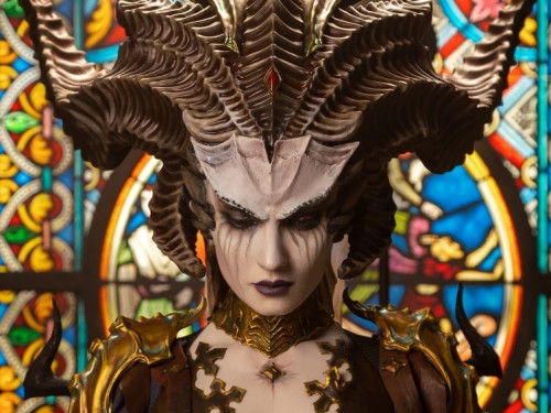 Impresionante cosplay de Lilith (Diablo IV) realizado por Anna Pavlenko
