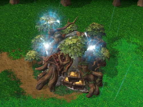 Warcraft III Reforged: tutorial orden de construcción de los Elfos de la Noche